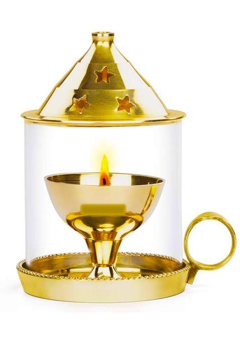 Flipkart SmartBuy Handle Diya Brass Table Diya(Height 6 inch)