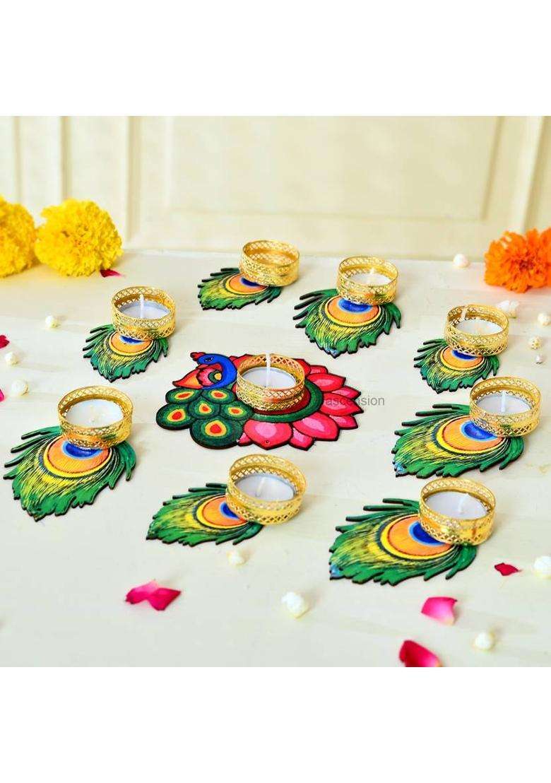 IND DREAM STORE Ghee Diya Batti 200pcs Handmade Ghee Diya Batti Cotton (Pack of 2) Table Diya Set(Height 1 inch) - Indya