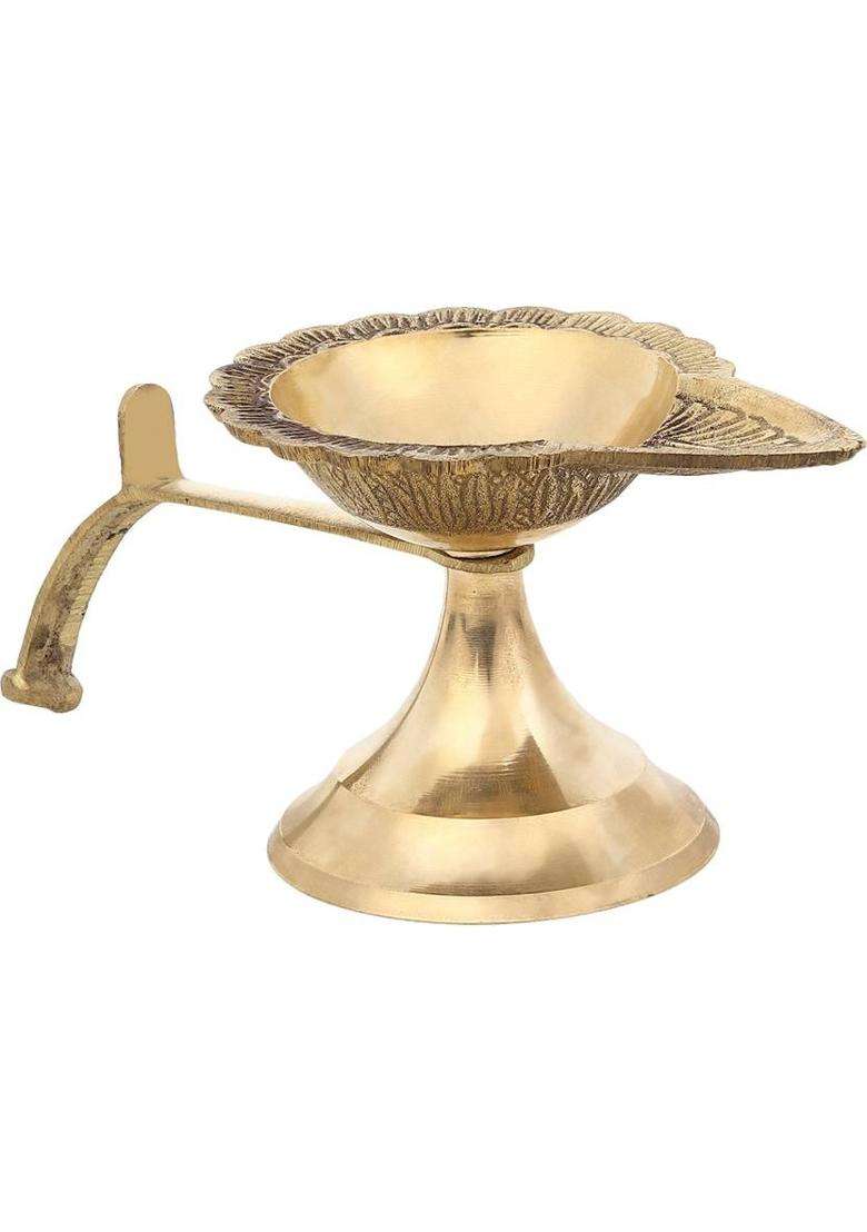 DOKCHAN Brass Table Diya(Height 2.25 inch) - Indya