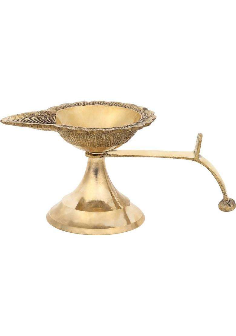 DOKCHAN Brass Table Diya(Height 2.25 inch) - Indya