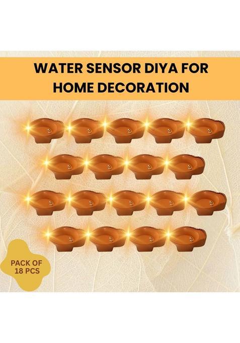 Guggu Plastic (Pack of 18) Table Diya Set(Height 2 inch)