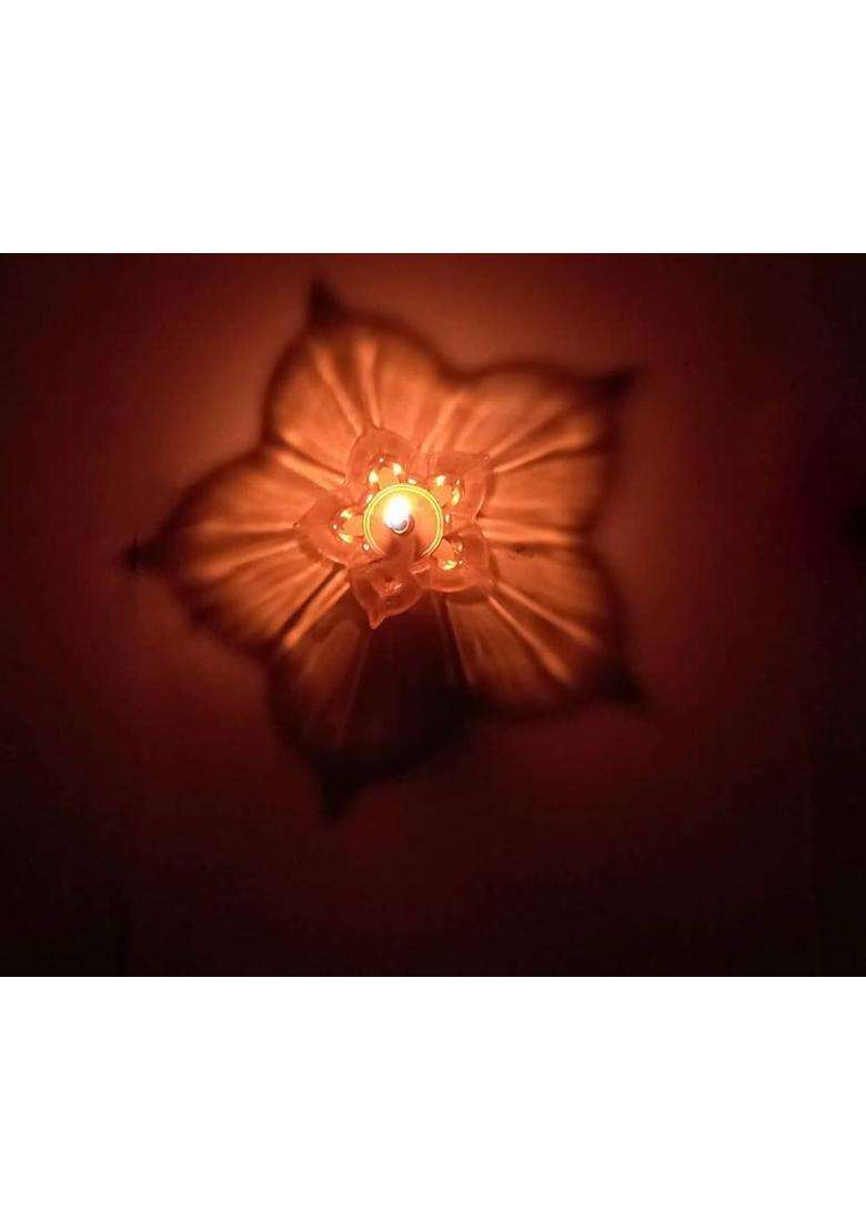 kichenkraft Diya 12 Pis Set Plastic (Pack of 12) Table Diya Set(Height 2 inch) - Indya