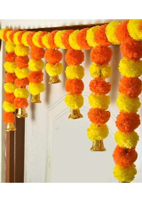 mizwiist solutions Marigold Toran Door BandarwalPooja room main Gate Toran(Others)