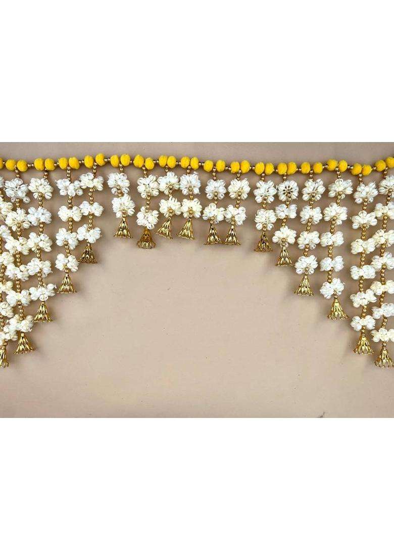 Mahaveer Shilp Mogra Artificial Flower Toran Toran(Plastic) - Indya