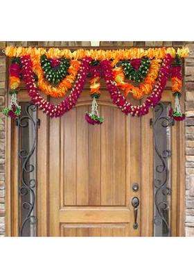 SHREYA-FASHION Artificial Marigold Flowers Garlands Hanging Door Toran Toran(Plastic)