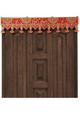 SHIVAM HANDICRAFT Shubh Labh/Swastika Toran Main Door Bandhanwar for Diwali Festive Decoration Toran(Fabric)