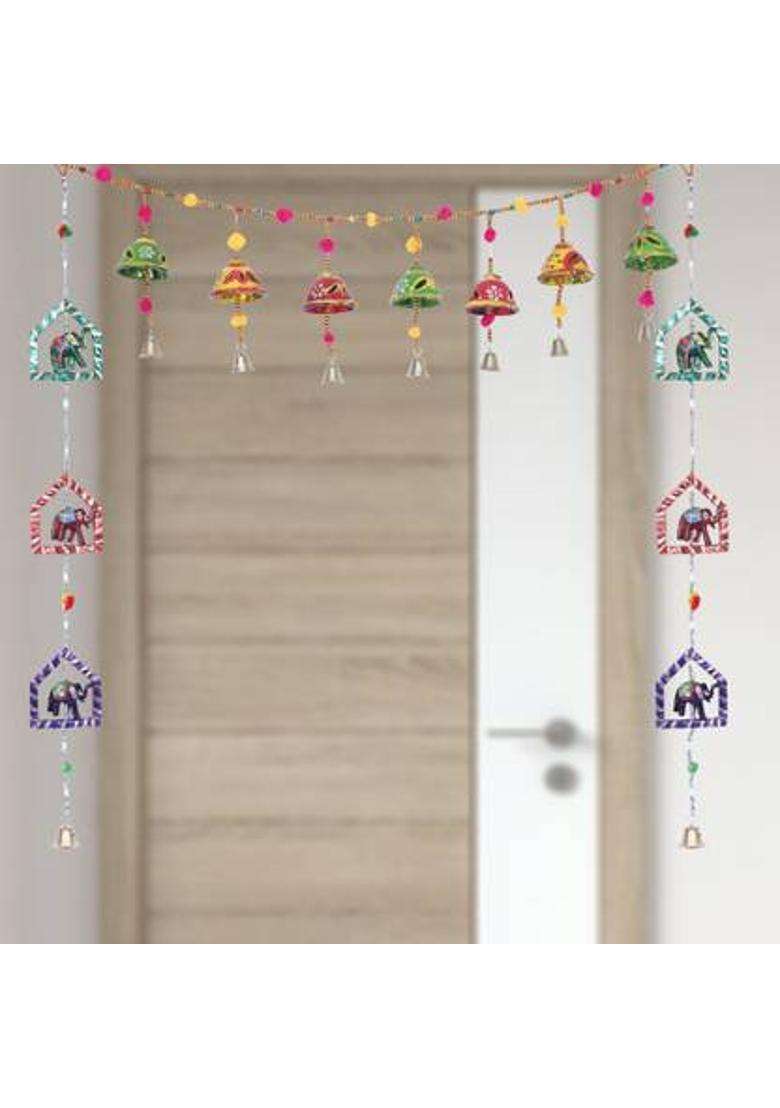 Fashion Art Handmade Elephant Home Decor Door Toran for Home Hangings Decoration and Office Toran(PAPAER) - Indya