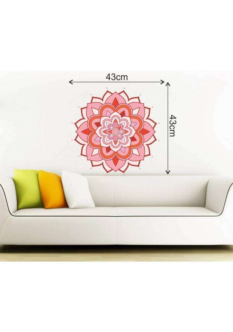 Aashrut decor 58 cm Home Decoration Rangoli Room Dcor Self Adhesive Sticker(Pack of 1) - Indya