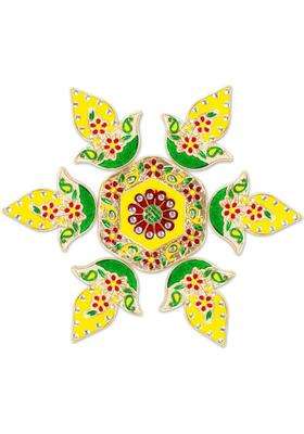 ART AFFAIR meenakari Acrylic Rangoli Wooden MDF Designer Diwali Festival&HomeDecoration Rangoli Stencil