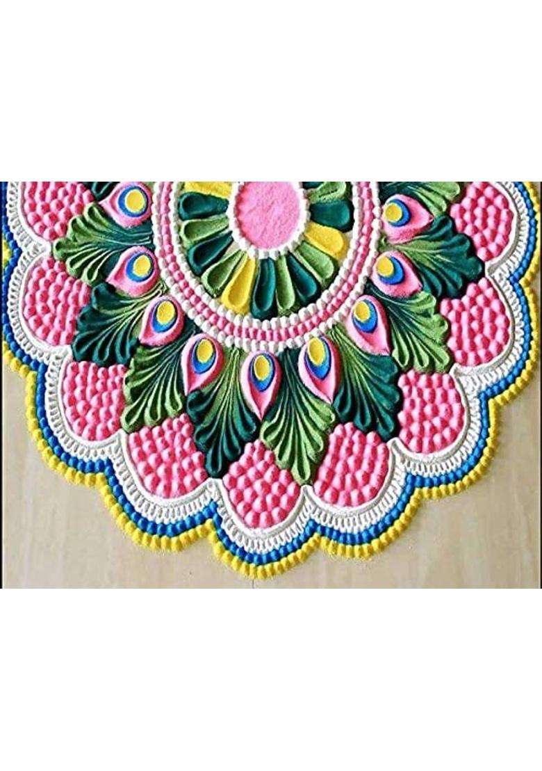 YEF Pack of 30 Rangoli Powder(Multicolor) - Indya