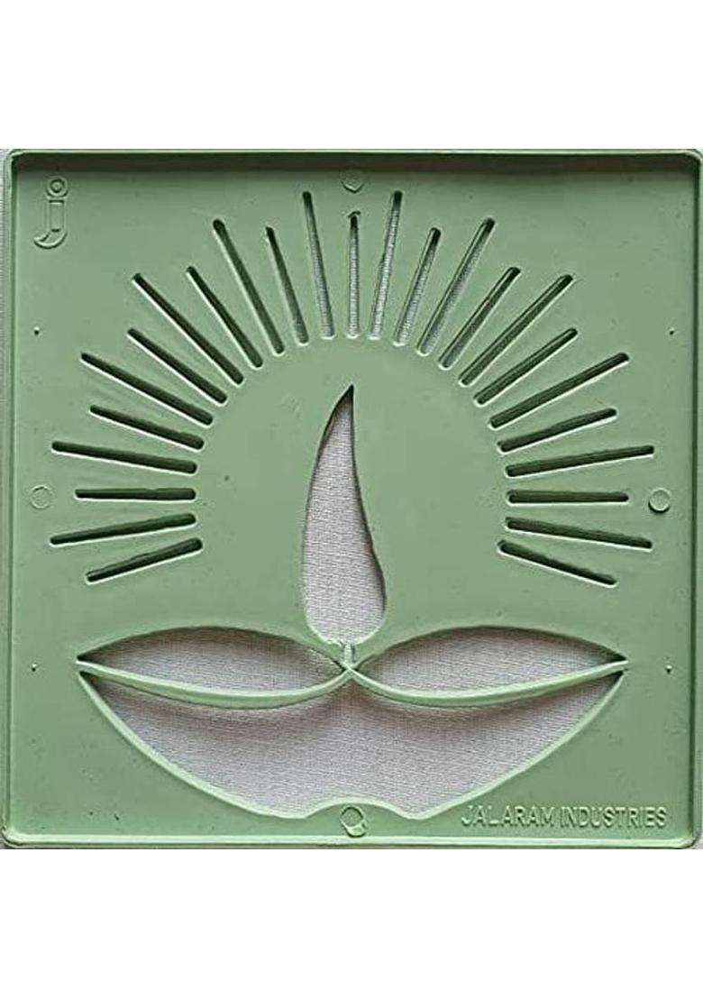 tovaih Set of 12 Rangoli Stencils for Floor Decoration Diwali Decoration (4x4 inches) Rangoli Stencil - Indya