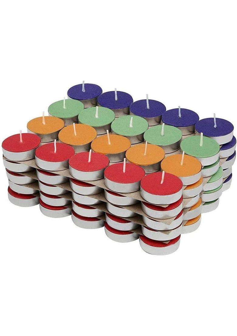 JSA CREATIONS Pack of 10 Rangoli Powder(Black Yellow Red White Green Pink Orange Purple Maroon Gold) - Indya