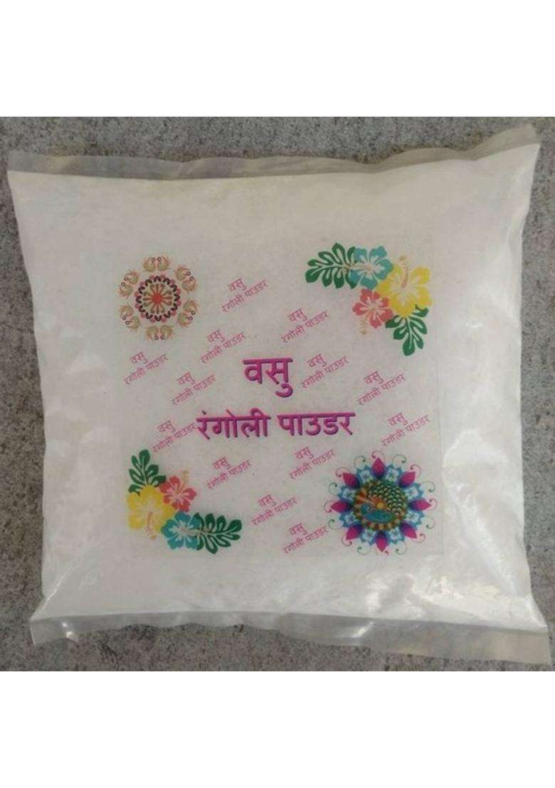 VASU Rangoli Powder(White) - Indya