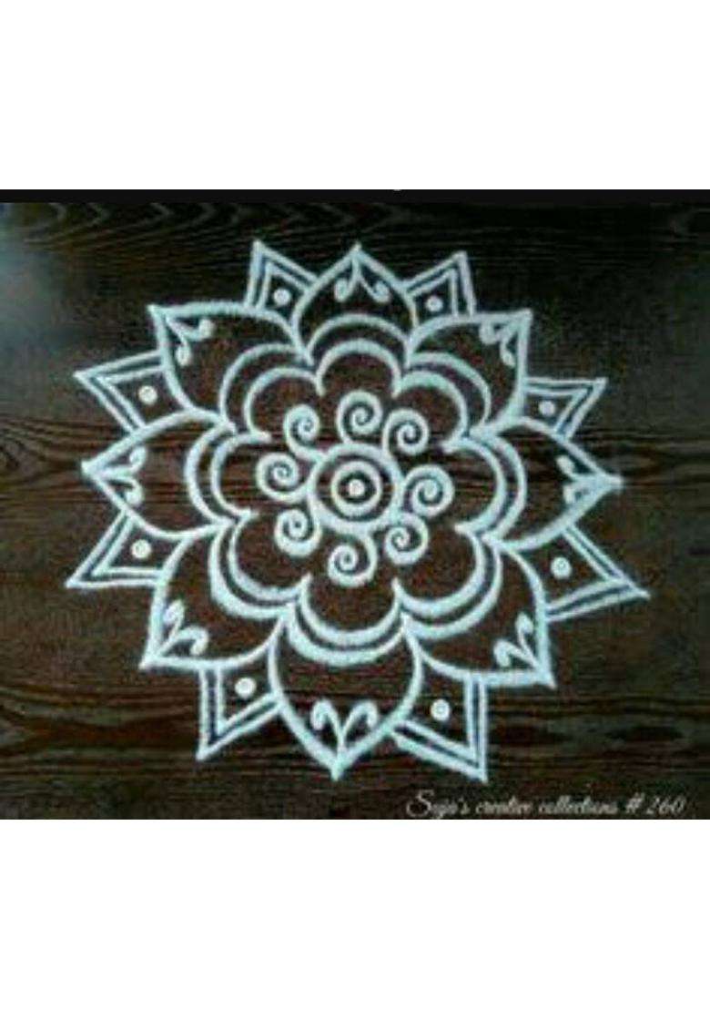 VASU Rangoli Powder(White) - Indya