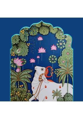 NK Textiles Backdrop for Decoration in Wedding Pooja Katha etc. Altar Cloth