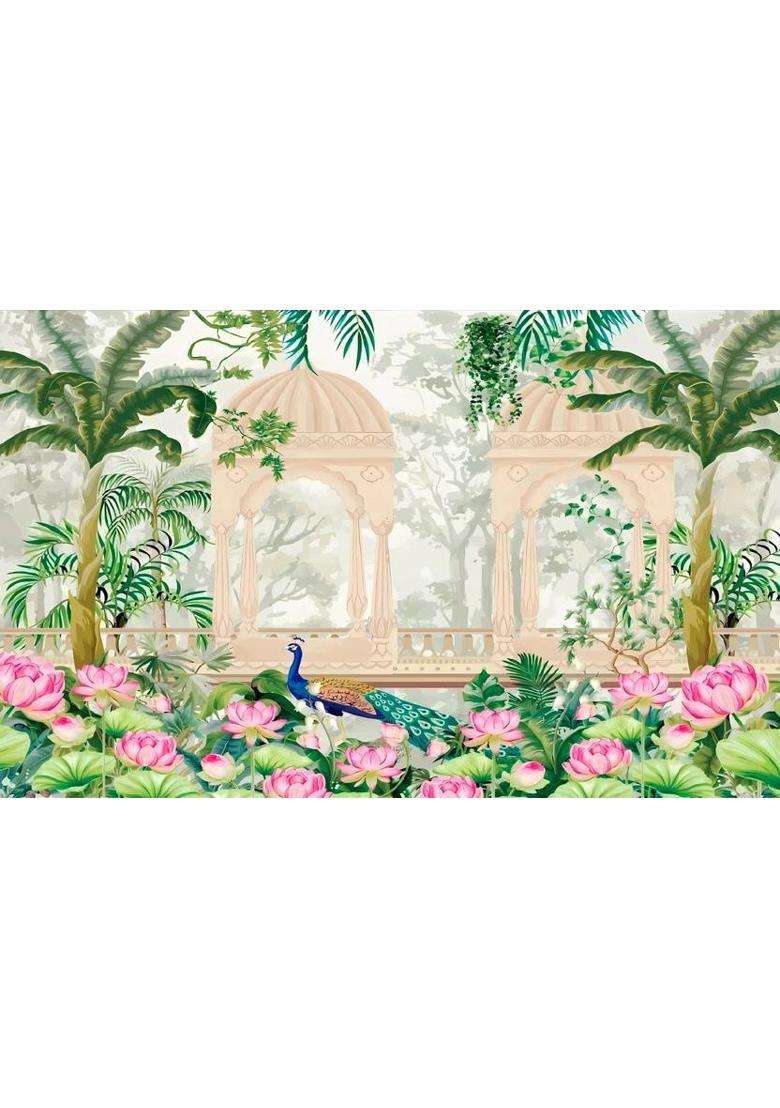 NK Textiles Background Decoration Cloth for Pooja Carnival Wedding Cocktails Altar Cloth - Indya