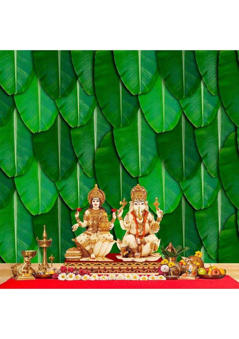 NK Textiles Background Decoration Cloth for Pooja Carnival Wedding Cocktails Altar Cloth - Indya
