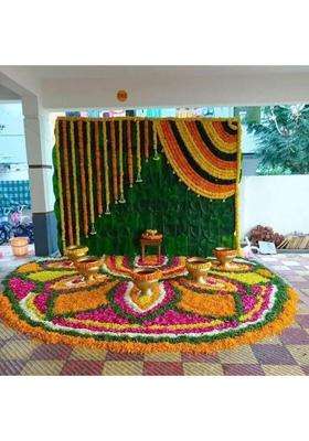 SellPlus Backdrop Setup - for Mehndi Marrige Pooja ganpatiAll Festivals Toran(Handmade)