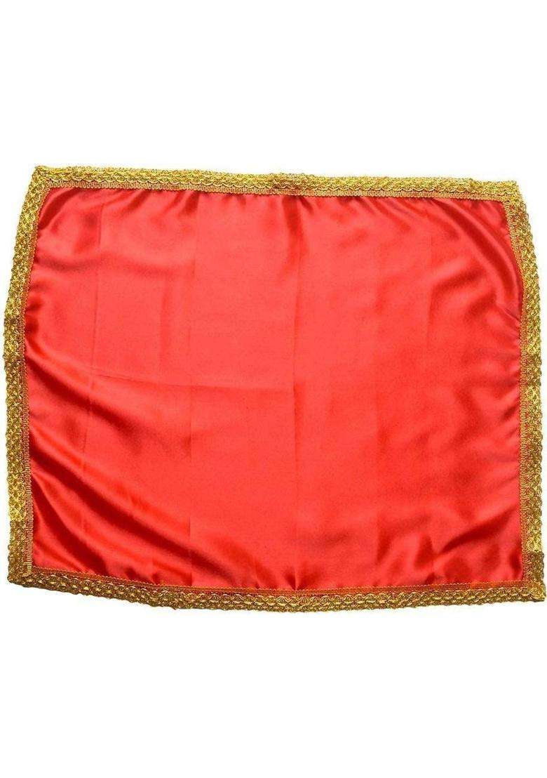 KAM HOME Satin Altar Cloth mat for mandir Temple and Pooja Decoration (Pack of 1) Altar Cloth - Indya