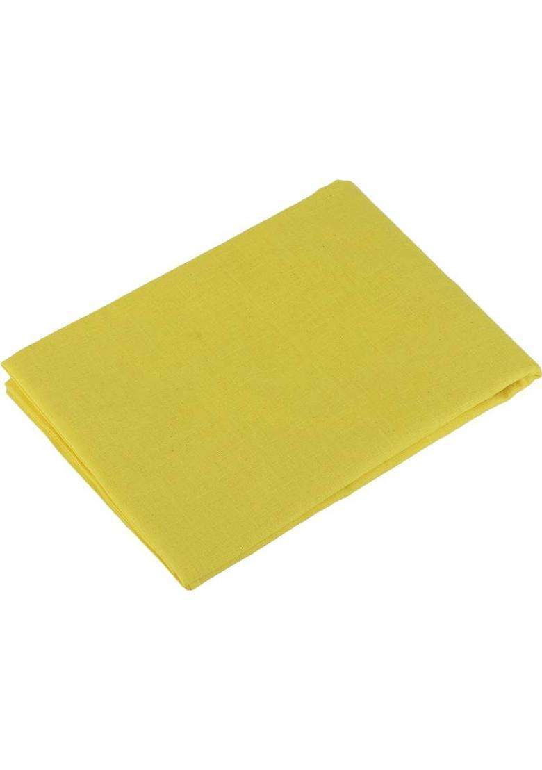 TORPPEZA Yellow Cotton Puja Cloth Aasan For Pooja or Mandir 1.25M pack of 1 Altar Cloth - Indya