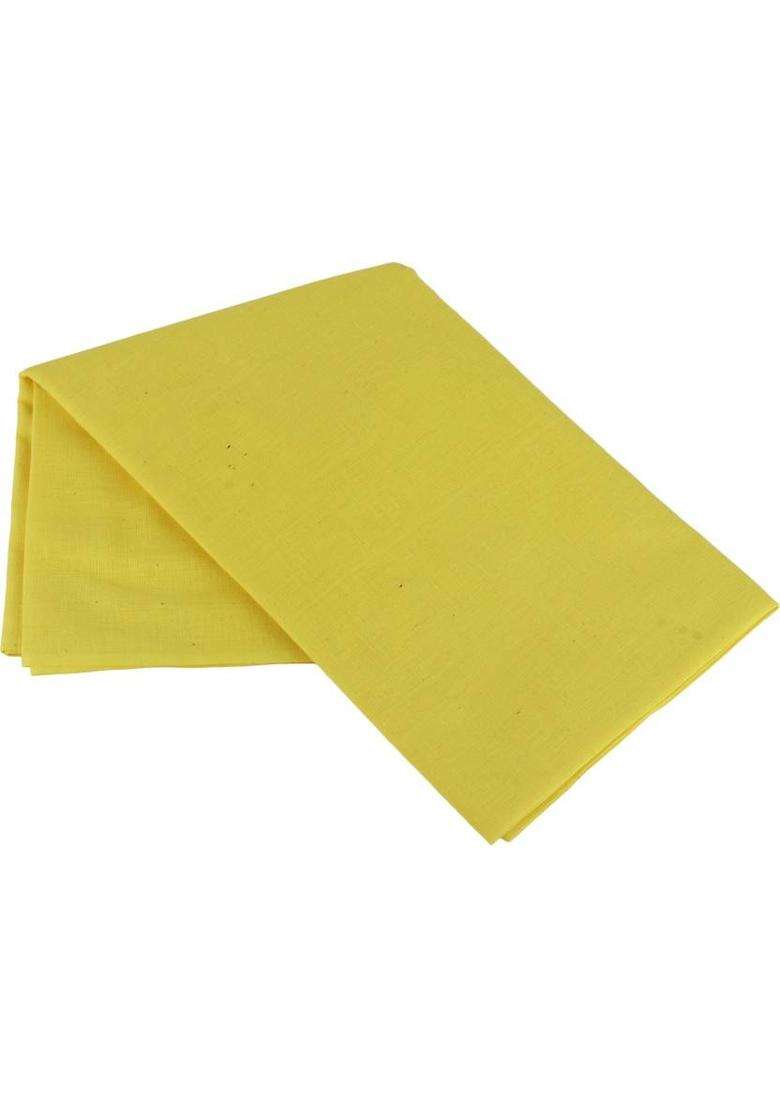 TORPPEZA Yellow Cotton Puja Cloth Aasan For Pooja or Mandir 1.25M pack of 1 Altar Cloth - Indya