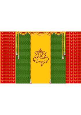 MANIFER Premium Quality Digital Printed Backdrop Cloth for Stage Decoration Altar Cloth