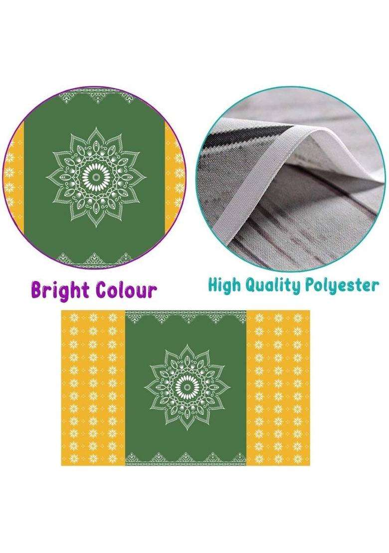 NK Textiles Background Decoration Cloth for Pooja Wedding Katha Altar Cloth - Indya