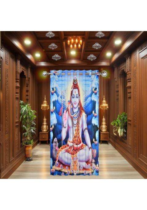 FOOFARAW TEXTILE 152 cm (5 ft) Window Polyester Room Darkening Curtain Single Curtain(Multicolor1 Printed)