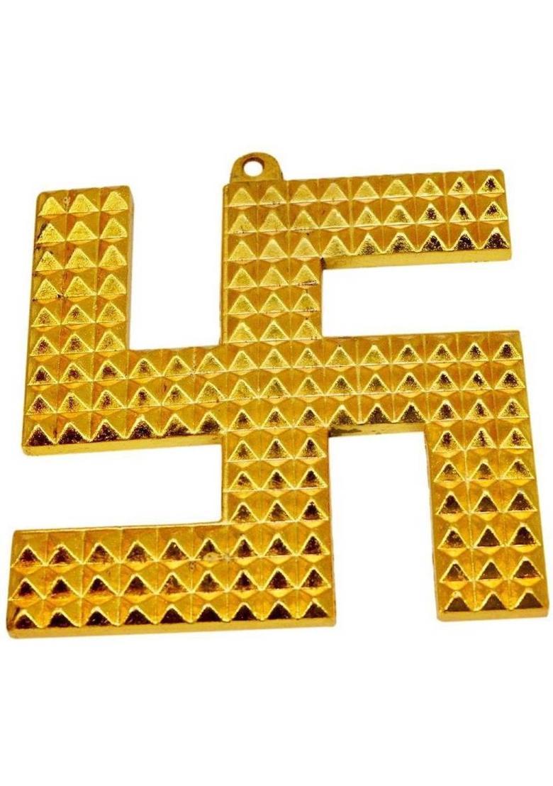 NAVYAKSH Decorative Showpiece - 10.16 cm&nbsp;&nbsp;(Brass, Gold) - Indya