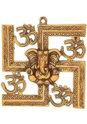 Chandra Art Collection Decorative Showpiece - 23 cm&nbsp;&nbsp;(Metal, Gold)