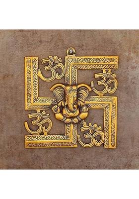 Gopeshwar Nath Handicrafts Decorative Showpiece - 20 cm&nbsp;&nbsp;(Aluminium, Gold)