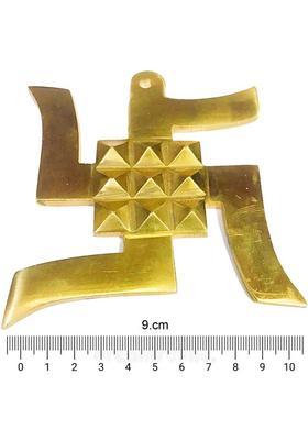 divinesouviners Decorative Showpiece - 9 cm&nbsp;&nbsp;(Metal, Gold)