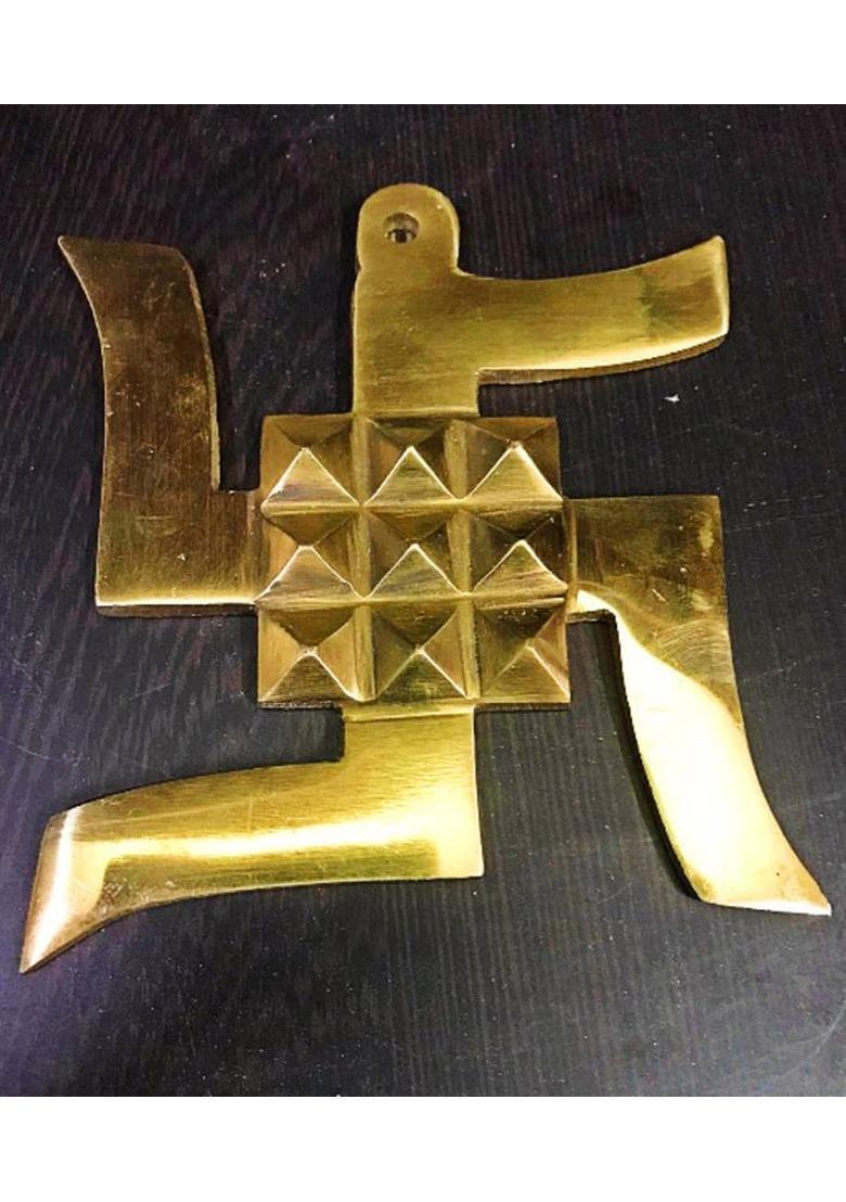 divinesouviners Decorative Showpiece - 9 cm&nbsp;&nbsp;(Metal, Gold) - Indya