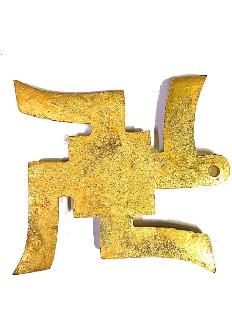 divinesouviners Decorative Showpiece - 9 cm&nbsp;&nbsp;(Metal, Gold) - Indya