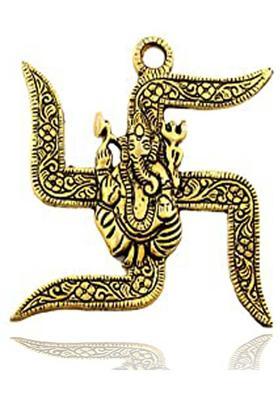 ANVIKA Decorative Showpiece - 10.5 cm&nbsp;&nbsp;(Metal, Gold)