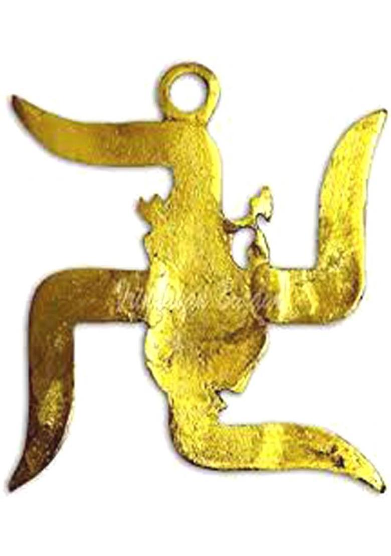 ANVIKA Decorative Showpiece - 10.5 cm&nbsp;&nbsp;(Metal, Gold) - Indya