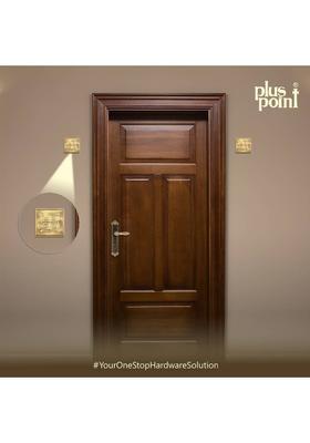 PLUS POINT Swastik for Door & Wall Decor |Solid Brass Showpiece|Home Decor|Made in India | Decorative Showpiece - 10 cm&nbsp;&nbsp;(Brass, Gold)