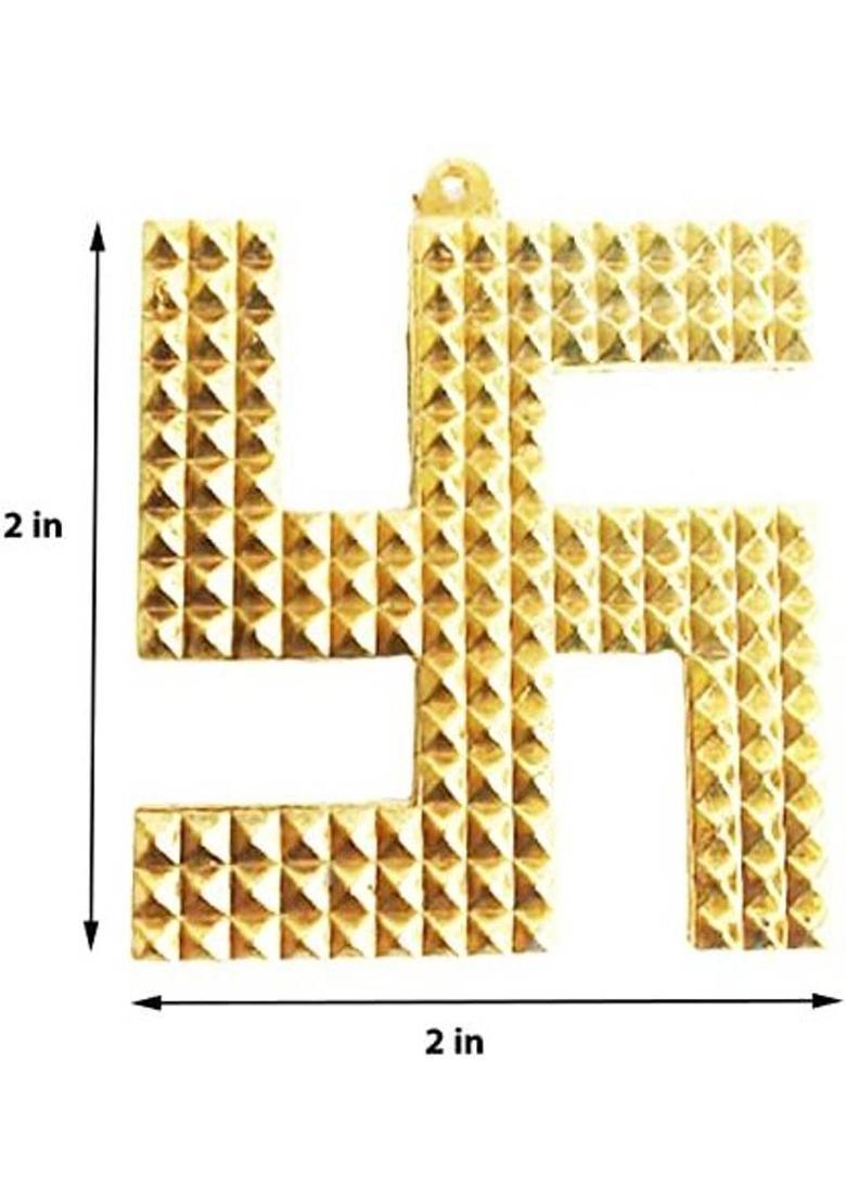 salvusappsolutions Decorative Showpiece - 5 cm&nbsp;&nbsp;(Metal, Gold) - Indya