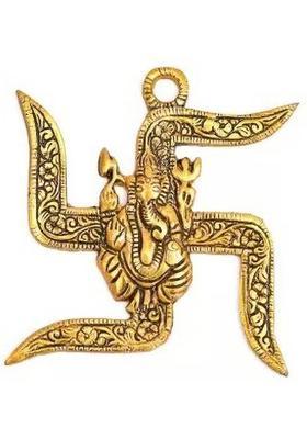 BZ Device Decorative Showpiece - 9 cm&nbsp;&nbsp;(Aluminium, Gold)