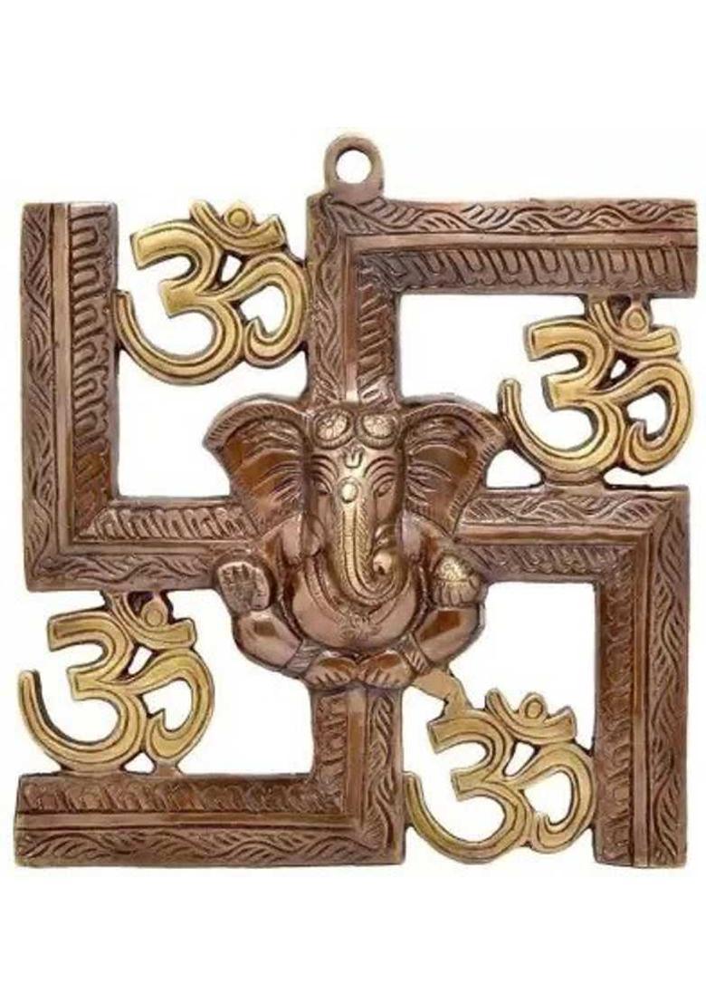 BZ Device Decorative Showpiece - 9 cm&nbsp;&nbsp;(Aluminium, Gold) - Indya