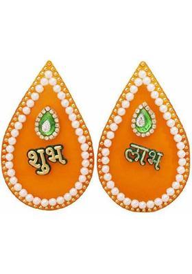 BDS CREATIONS Decorative Showpiece - 10 cm&nbsp;&nbsp;(Plastic, Orange)