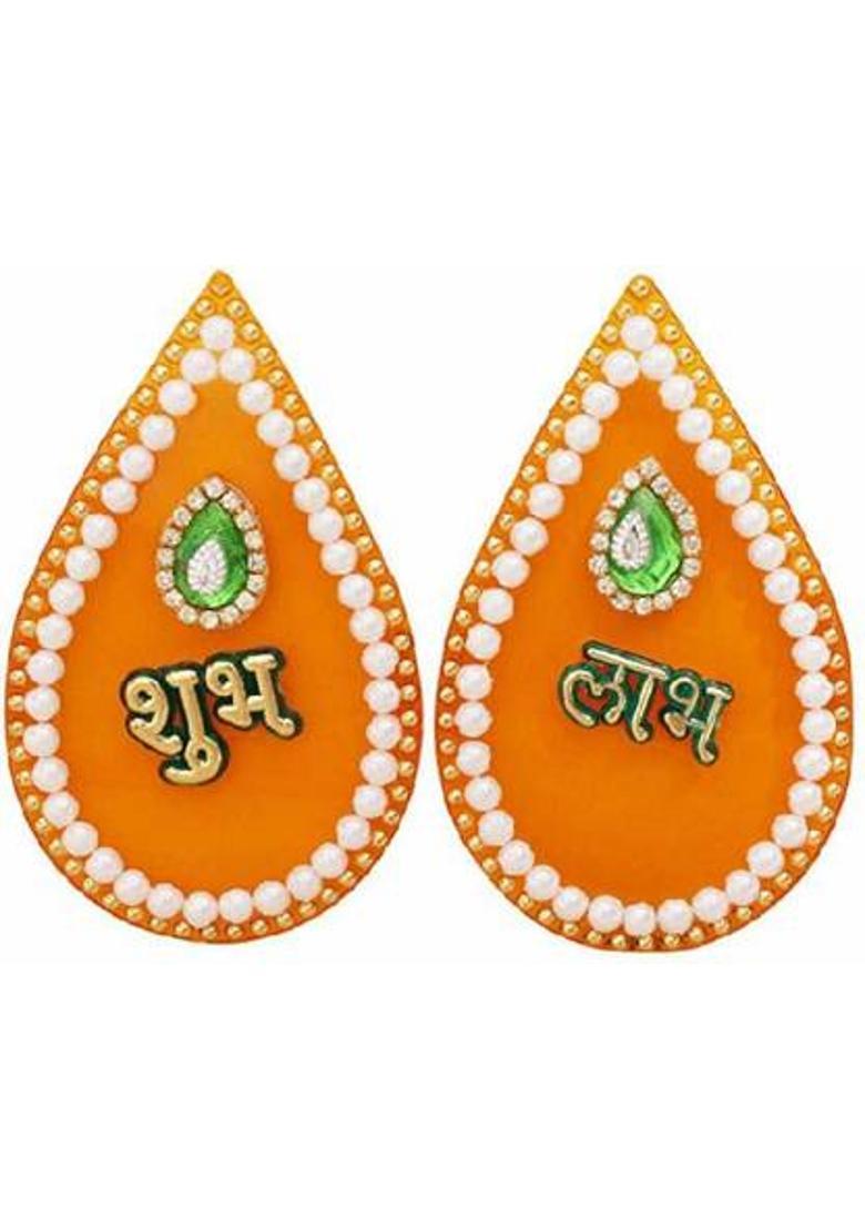 BDS CREATIONS Decorative Showpiece - 10 cm&nbsp;&nbsp;(Plastic, Orange) - Indya