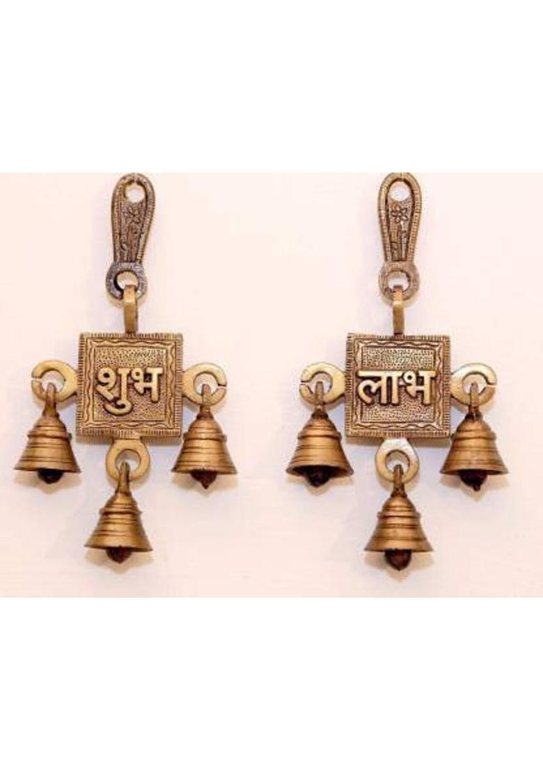 gandak Decorative Showpiece - 12 cm&nbsp;&nbsp;(Brass, Gold) - Indya