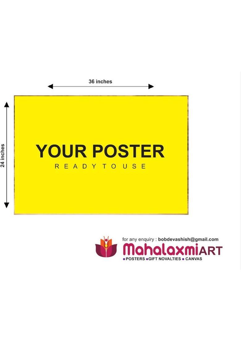 Shubh Laabh Wall Hanging poster on LARGE PRINT 36X24 INCHES Photographic Paper&nbsp;&nbsp;(36 inch X 24 inch, Rolled) - Indya