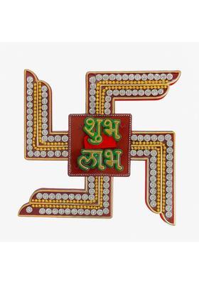 CreativeClub Decorative Showpiece - 12 cm&nbsp;&nbsp;(Plastic, Red)