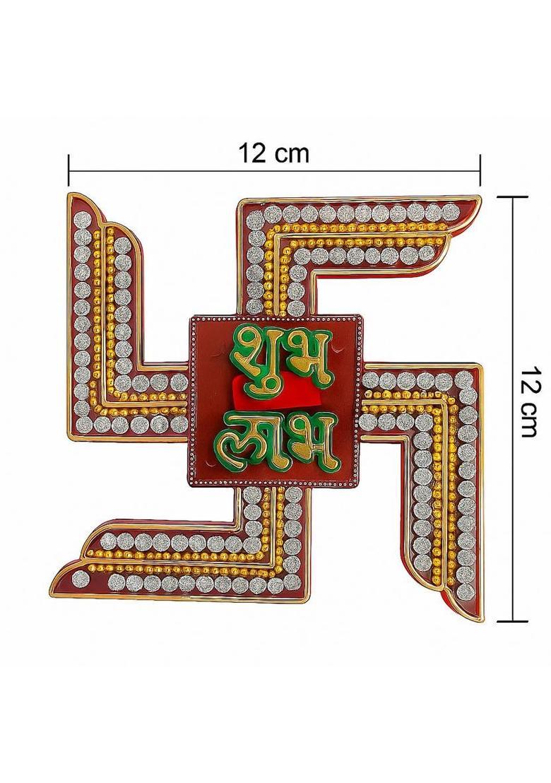 CreativeClub Decorative Showpiece - 12 cm&nbsp;&nbsp;(Plastic, Red) - Indya