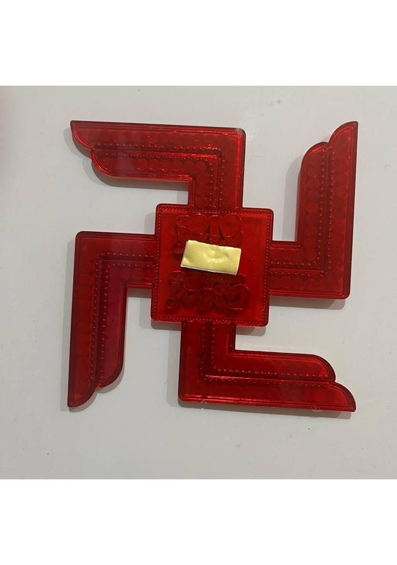 CreativeClub Decorative Showpiece - 12 cm&nbsp;&nbsp;(Plastic, Red) - Indya