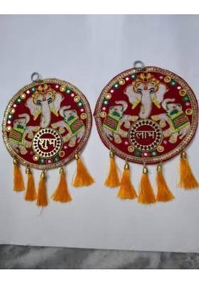 RVM One To All Shubh Labh Traditional Beaded Door Hanging for Diwali & Home Decoration&nbsp;&nbsp;(Multicolor)