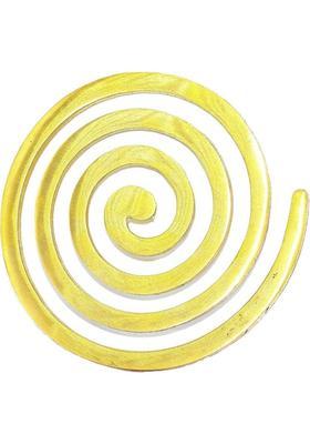 RUDRA DIVINE Rudradivine Brass Helix Vastu Remedies for North West Vastu Dosh - Single Piece Size-6x6 inch Decorative Showpiece - 10.2 cm&nbsp;&nbsp;(Brass, Gold)