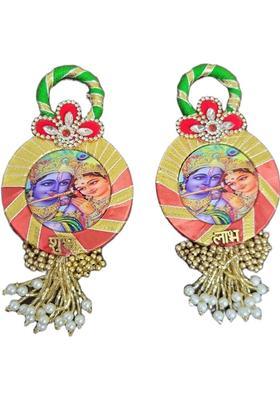 Adwitiya Decorative Showpiece - 12 cm&nbsp;&nbsp;(Wood, Multicolor)